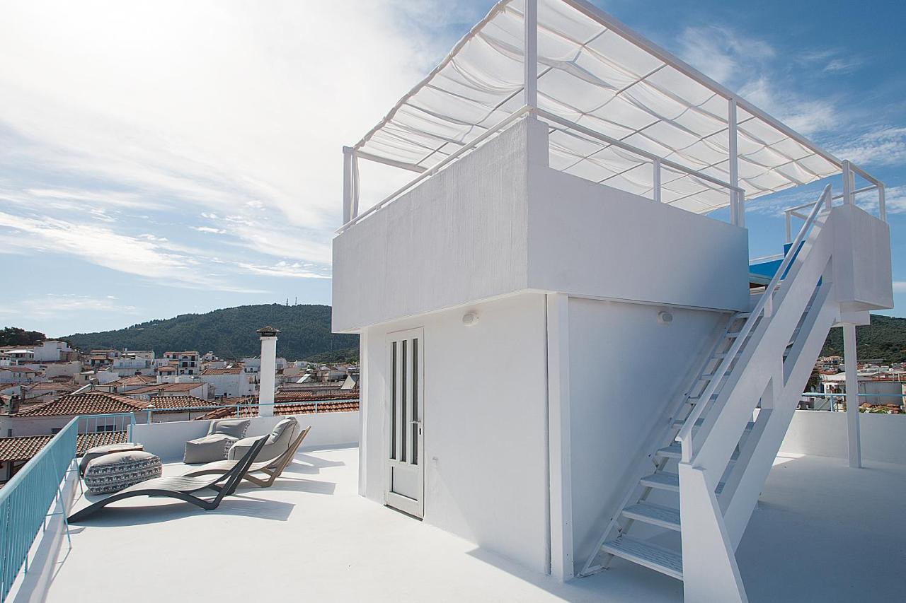 Capolavoro, Boutique Apartment With Unique Rooftop Skiathos Town Ngoại thất bức ảnh
