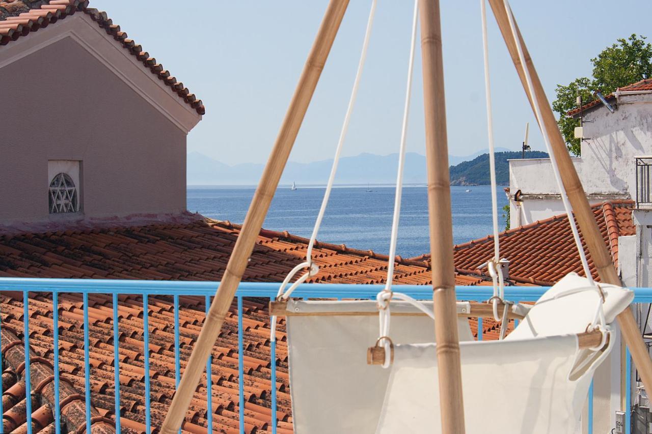 Capolavoro, Boutique Apartment With Unique Rooftop Skiathos Town Ngoại thất bức ảnh