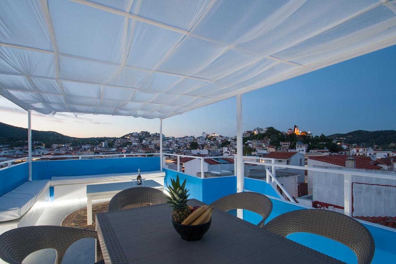 Capolavoro, Boutique Apartment With Unique Rooftop Skiathos Town Ngoại thất bức ảnh