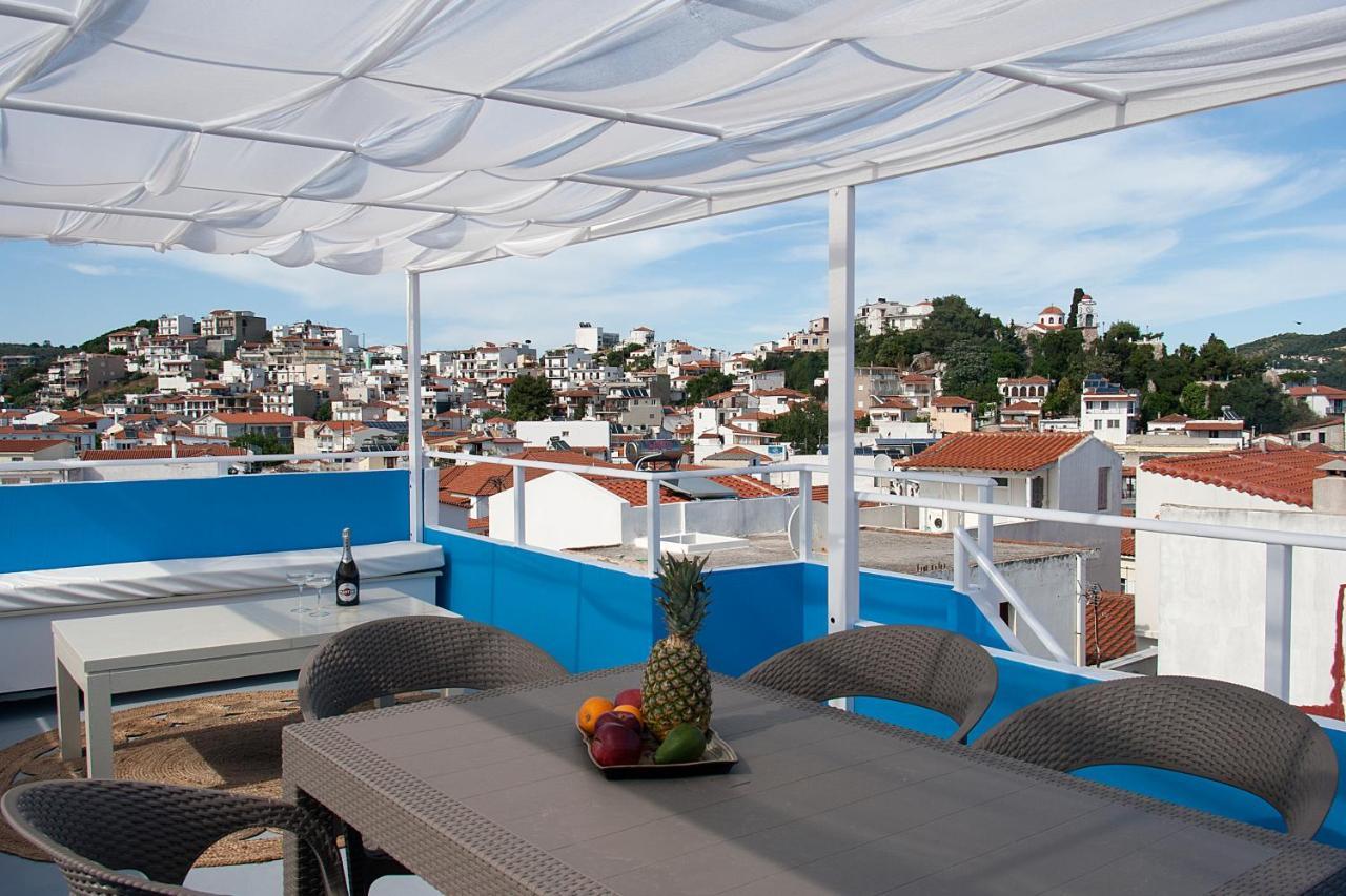 Capolavoro, Boutique Apartment With Unique Rooftop Skiathos Town Ngoại thất bức ảnh