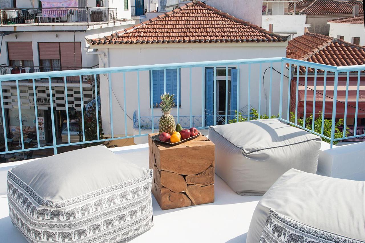 Capolavoro, Boutique Apartment With Unique Rooftop Skiathos Town Ngoại thất bức ảnh