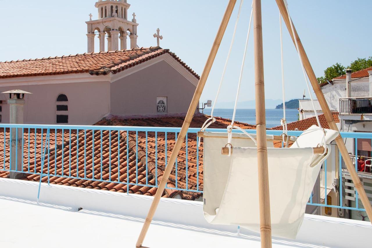 Capolavoro, Boutique Apartment With Unique Rooftop Skiathos Town Ngoại thất bức ảnh