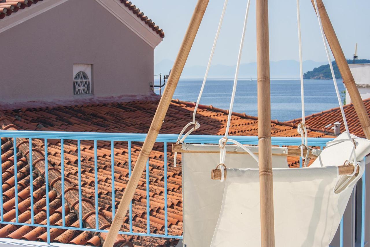 Capolavoro, Boutique Apartment With Unique Rooftop Skiathos Town Ngoại thất bức ảnh
