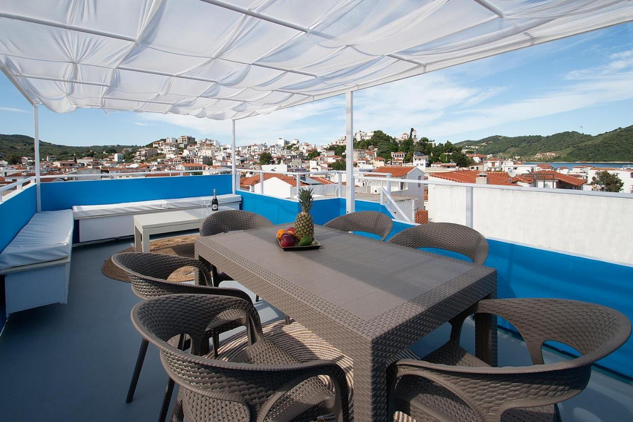 Capolavoro, Boutique Apartment With Unique Rooftop Skiathos Town Ngoại thất bức ảnh