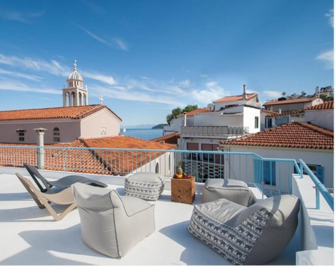 Capolavoro, Boutique Apartment With Unique Rooftop Skiathos Town Ngoại thất bức ảnh